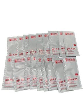 18x 20ml pH 4 Buffer Calibration Solution - 4.01/milwaukee/m10004/hanna/hi70004